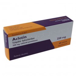 Аклотин (Тиклопидин, Тикло) 250мг 60шт в Нальчике и области фото